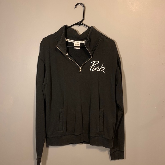 PINK Victoria's Secret Sweaters - Quarter zip crew neck!